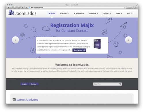 JoomLadds 2.5.x Site Upgrade